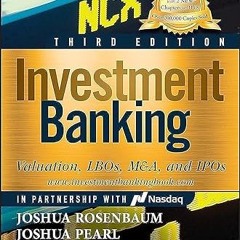 ❤PDF✔ Investment Banking: Valuation, LBOs, M&A, and IPOs (Includes Valuation Models + Online Co