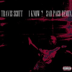 Premiere: Travis Scott - I KNOW ? (Sad Paco Remix) [Free Download]