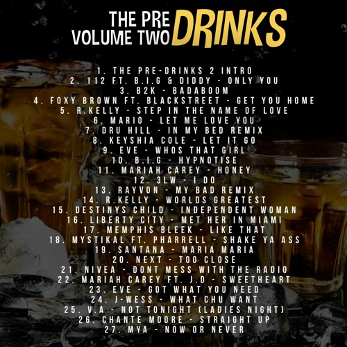 DEMO* The Pre-Drinks VOL 2 - Now Available via INSTAGRAM DM or EMAIL
