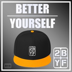 2BYF Blacc & Yellow Hat White Logo