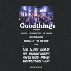 OPERATOR - Live at Good Things Session #007