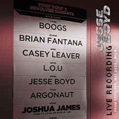 JESSE BOYD LIVE AT REVOLVER MAY 2025
