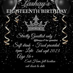 SHAY EIGHTEENTH BIRTHDAY PARTY | HOUSE, BASHMENT, DRILL, HIPHOP | MIXED BY DJ TYTY !!!! 2023