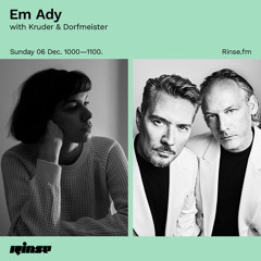 Em Ady with Kruder & Dorfmeister - 06 December 2020
