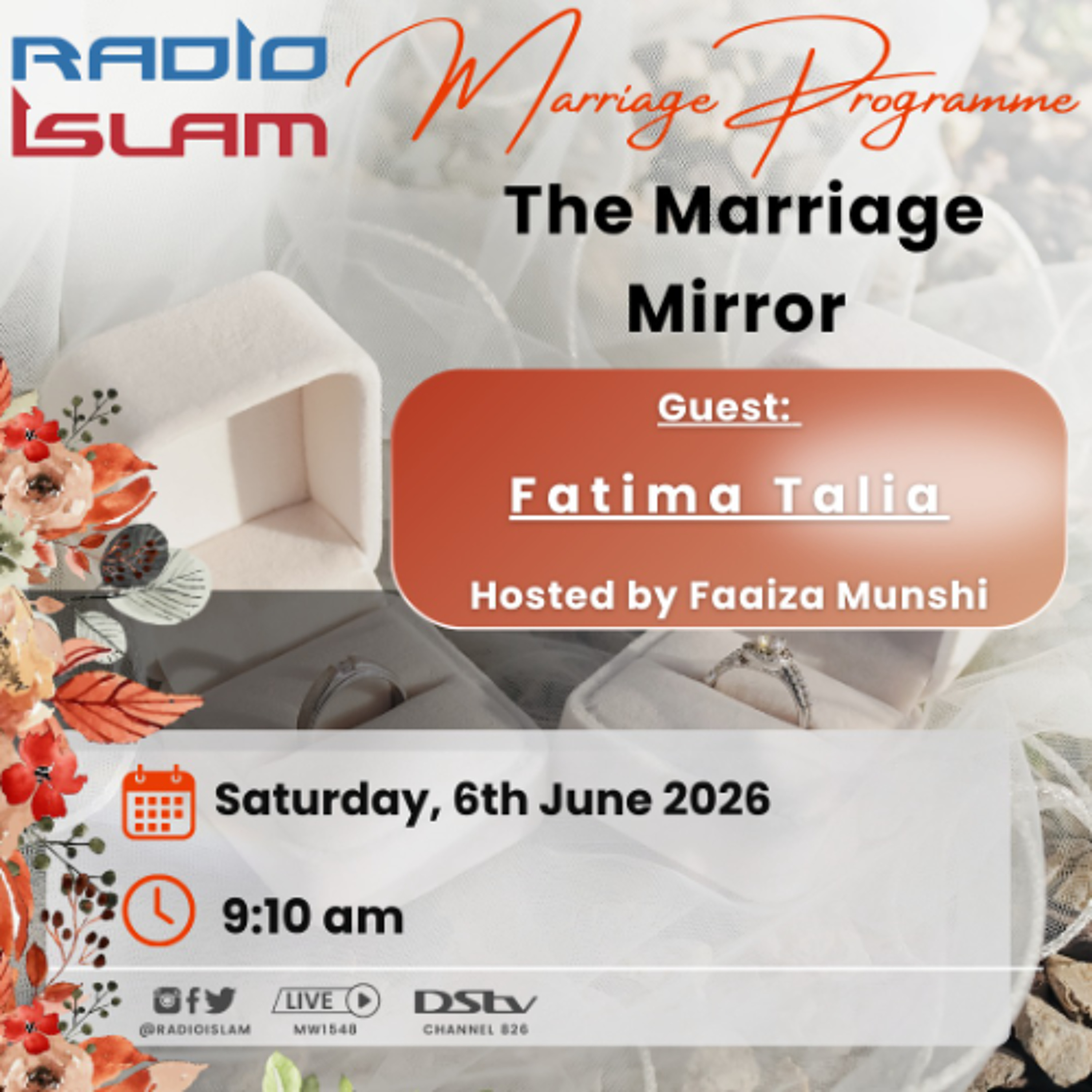 Marriage Programme: The Marriage Mirror Guest: Fatima Talia