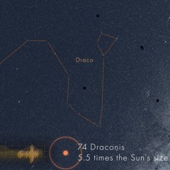Red Giant Star 74 Draconis Pulsation