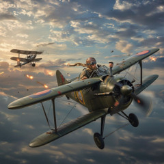 The WWI Flying Ace in his Sopwith Camel