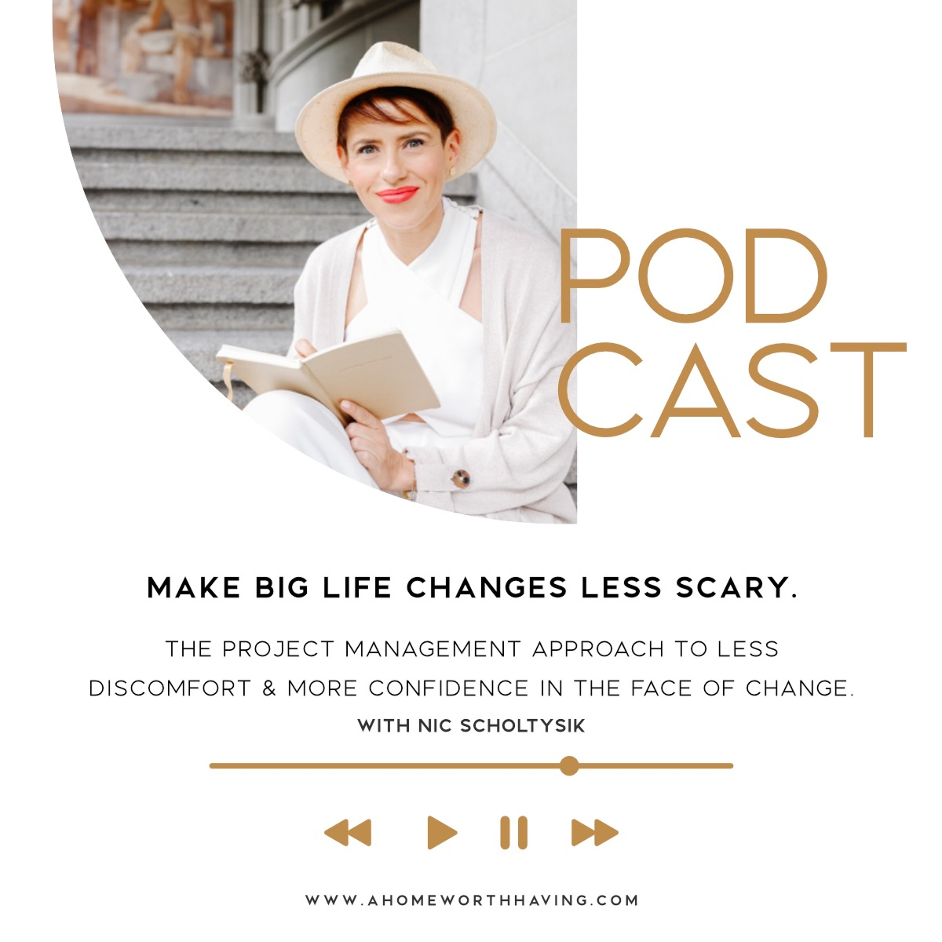 Make big life changes less scary.   the PM approach to less  discomfort  in the face of change.