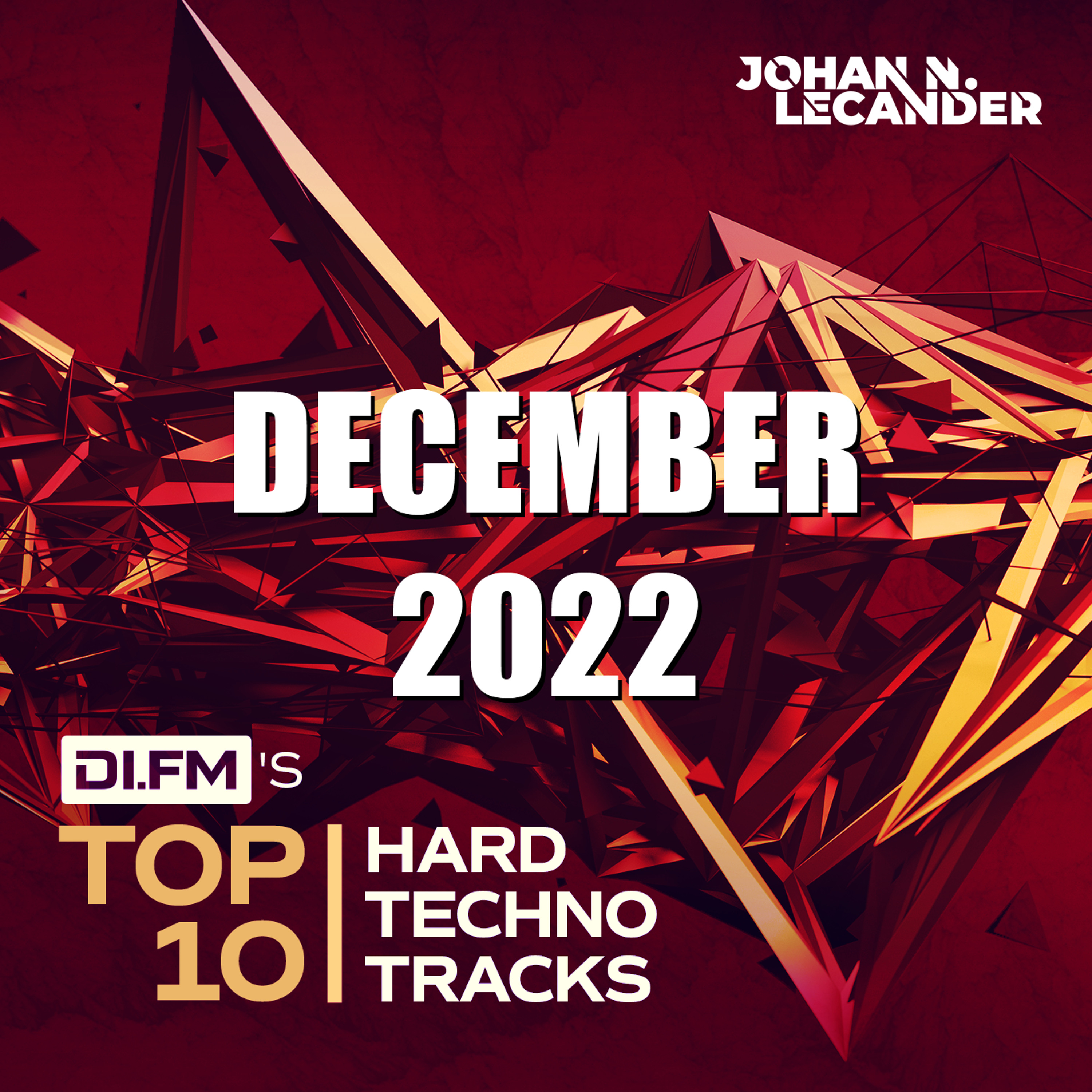 DI.FM Top 10 Hard Techno Tracks December 2022 episode artwork