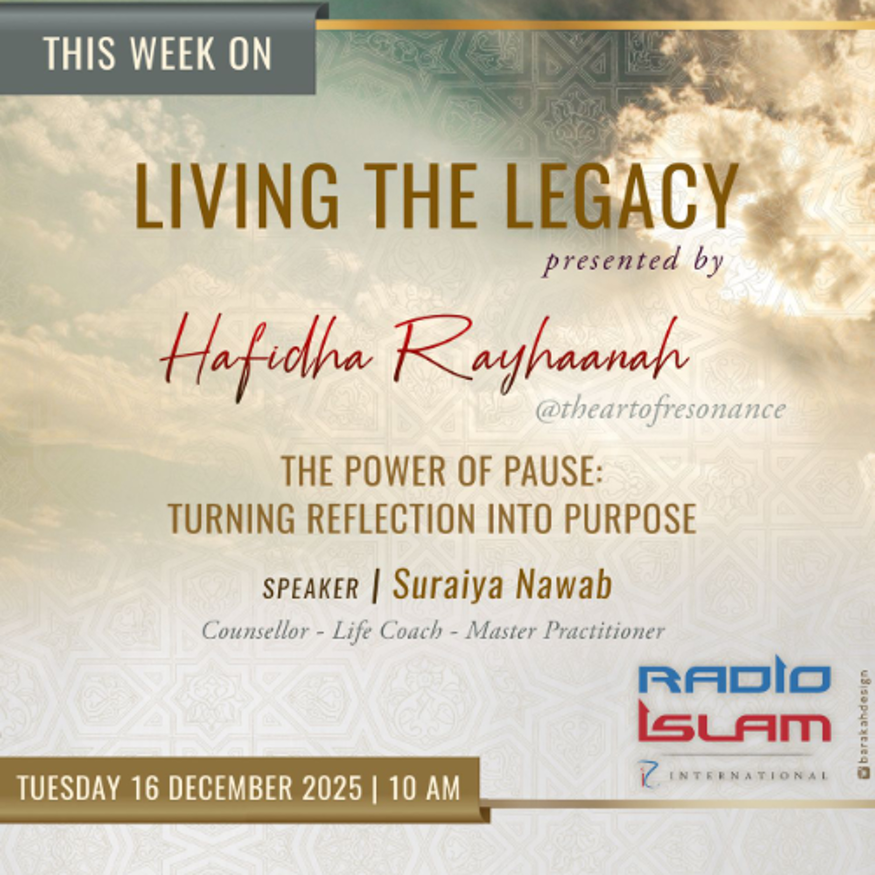 Suraiya Nawab:Reflection for the Year