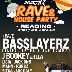 MANN - INVICTA AUDIO RAVE & HOUSE PARTY TOUR - READING SUB89