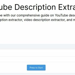 Youtube Video Details Extractor - Get Youtube Description Viewer