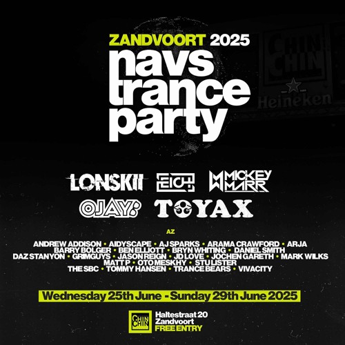 AJ Sparks Live @ Navs Trance Party Zandvoort 29/06/25 Chin Chin