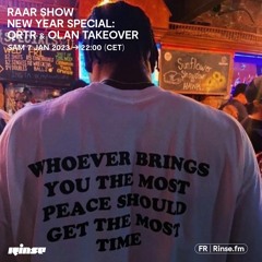 RAAR Show New Year Special QRTR & OLAN Takeover - 07 Janvier 2023