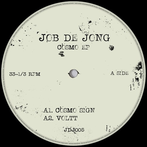 Job de Jong - Cosmo Sign [JDJ005]