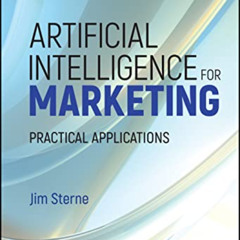 FREE PDF ✓ Artificial Intelligence for Marketing: Practical Applications (Wiley and S
