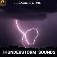 THUNDERSTORM SOUNDS with LIGHT RAIN for Insomnia and Stress Relief