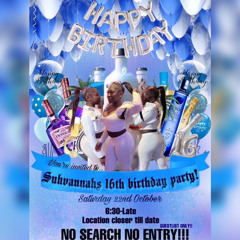 DEEJAY J3 X DEEJAY TY PRESENTS- SUHVANNAH'S 16TH BIRTHDAY PARTY LIVE AUDIO MIX!