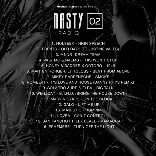 Stream Nasty Radio By Adrien Toma - Episode 2 by Méchant Garçon | Listen  online for free on SoundCloud