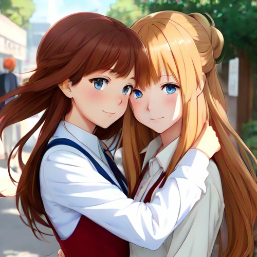 Get the We Heart It app!  Anime best friends, Anime friendship, Anime