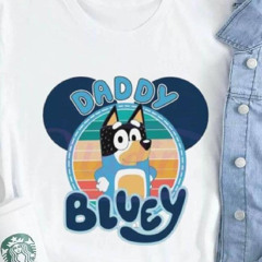 Daddy Bluey Mickey Head Shirt