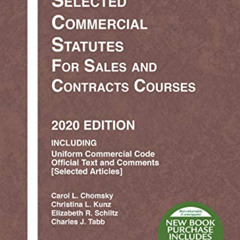 DOWNLOAD PDF 📂 Selected Commercial Statutes for Sales and Contracts Courses, 2020 Ed