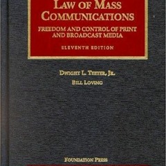 EBook online  Law of Mass Communications: Freedom And Control Of Print And Broad