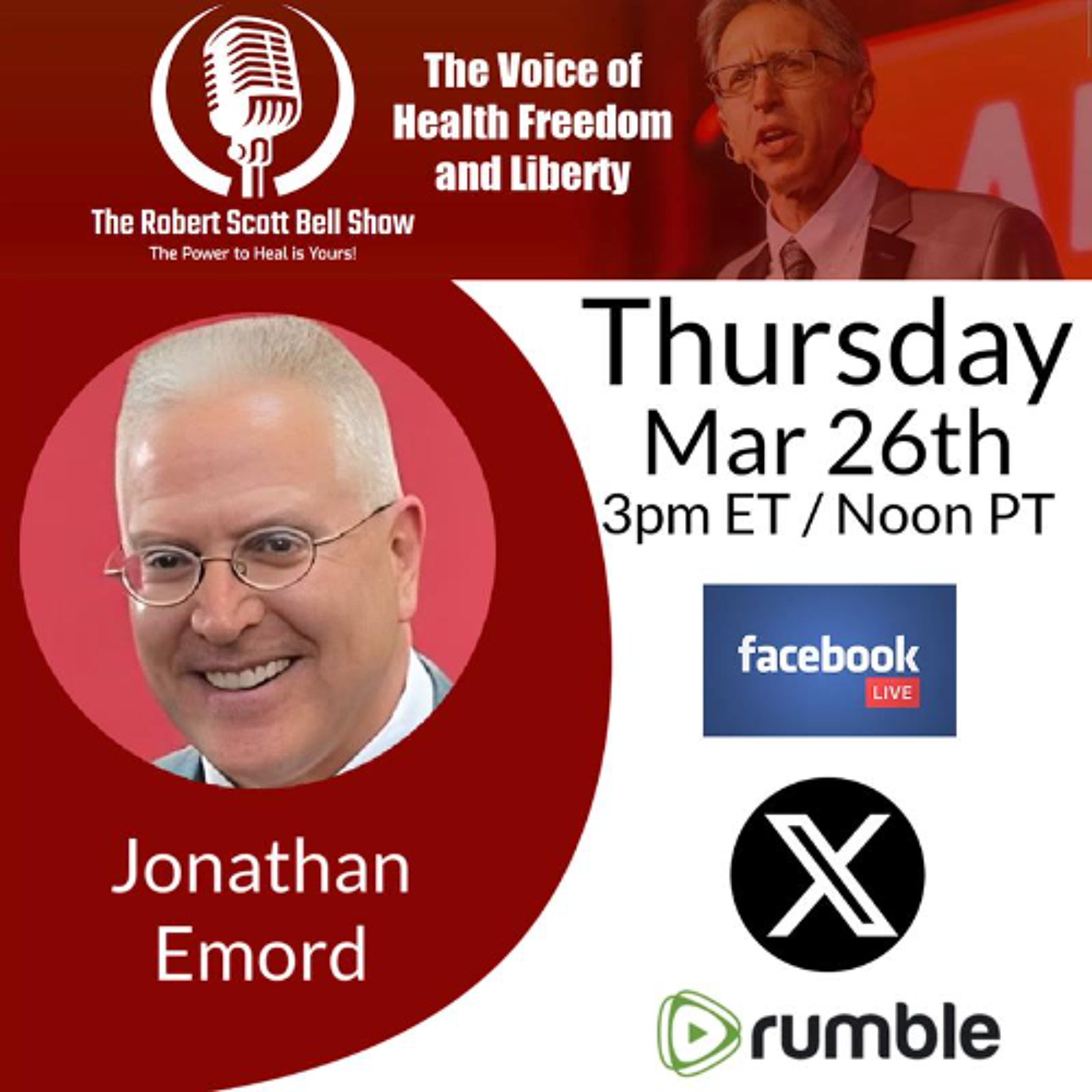 Jonathan Emord, Free Speech Win, Religious Exemptions, Fire EPA Zeldin, Pharma Bribery, Caller of The Day - The RSB Show 3-26-26