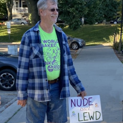 World Naked Bike Ride Photo Shoot