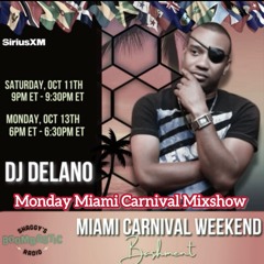 Shaggy Boombastic Radio Miami Carnival Monday Mixshow on Siriusxm