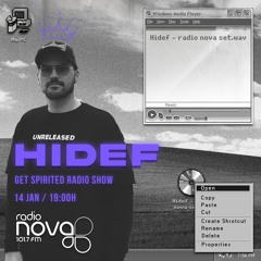 Guest Mix for ‘Get Spirited’ on Radio Nova