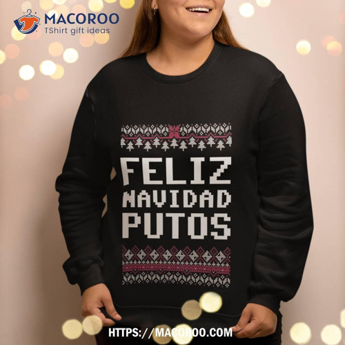 Spanish ugly clearance christmas sweater