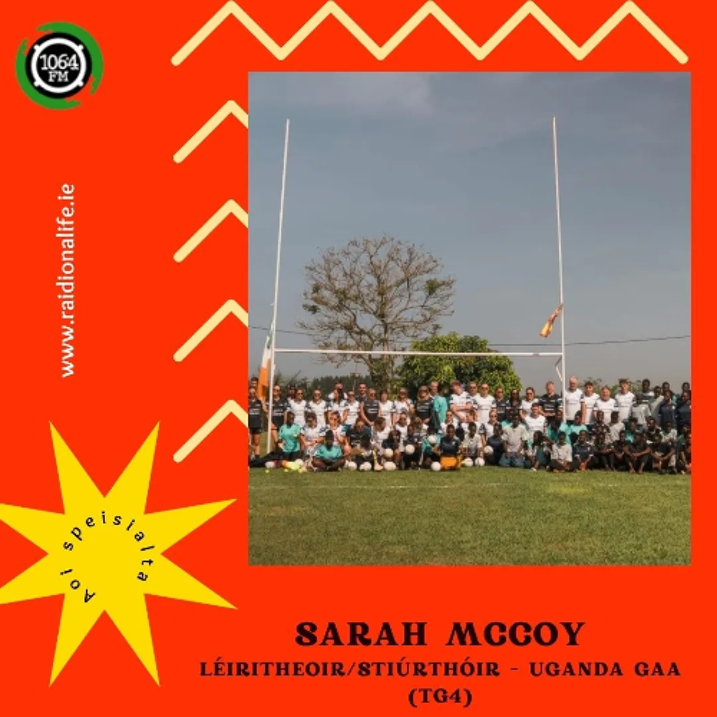Afra-Éire: Uganda GAA - Sarah McCoy episode artwork