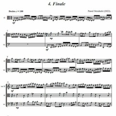 Pawel Strzelecki: 4. Finale [String Quartet No. 15 "Hommage to Górecki" (2022)].