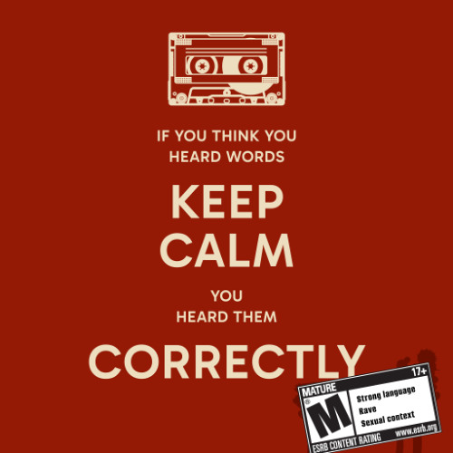 Please, I say you — Keeep calm, you