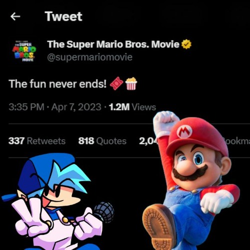 The fun never ends! 🎟️🍿 (Disk Driven Lost Levels but Movie Mario Sings It)