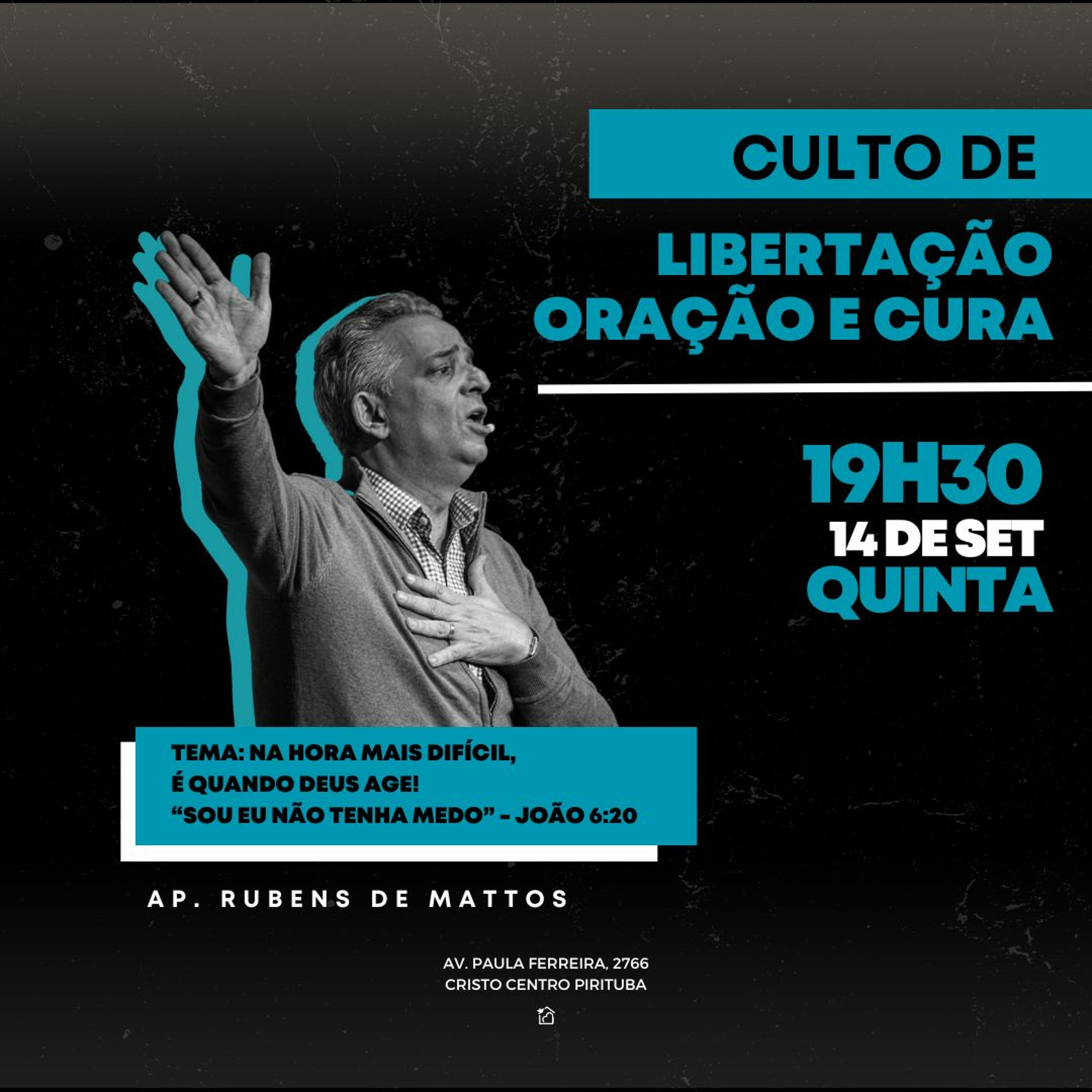 Na Hora Mais Difícil É Quando Deus Age - Apóstolo Rubens De Mattos 14/09/2023 episode artwork