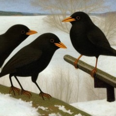 #154 Tryptych For Blackbird, Flute, Piano And Cello