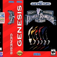Mighty Morphin Power Rangers: The Movie - Combat (Genesis)Cover