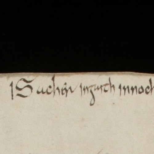 "Is acher in gáeth" read in reconstructed Old Irish pronunciation