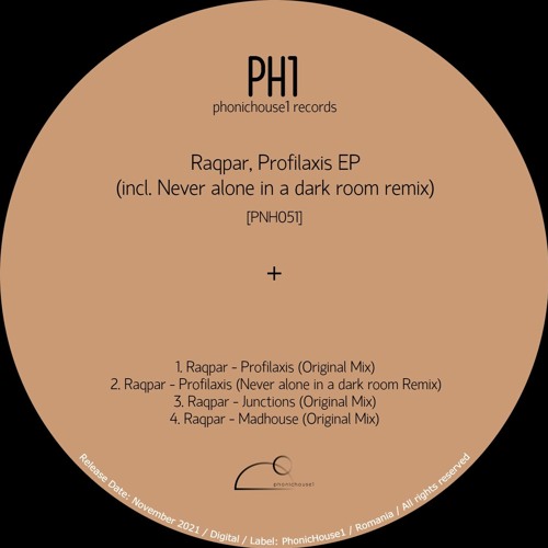 Raqpar - Profilaxis (Never Alone In A Dark Room Remix) [PNH051] (snippet)