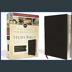ebook NIV, Cultural Backgrounds Study Bible (Context Changes Everything), Bonded Leather, Black, Red