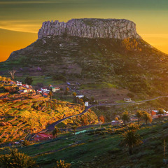 Sunset Deep Sound La Fortaleza Chipude