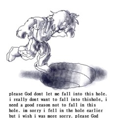 I really don't want to fall into this hole, I need a good reason not to fall into it