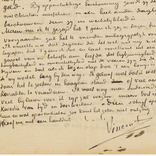 Stream episode Luisterbrief Vincent van Gogh aan zijn broer Theo, 12/13 mei 1882 by Van Gogh Stream episode Luisterbrief Vincent van Gogh aan zijn broer Theo, 12/13 mei 1882 by Van Gogh