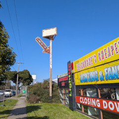down and to the right