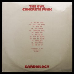 Concrete Funk LP (Cardiology Records) 12 track album - snippets