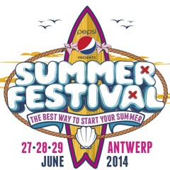 PYRO CLASSIC: Sidney Samson playing Damien N-Drix live at Summerfestival Antwerp 2014