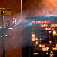 A Girl at a Smokey Pub by the Sea