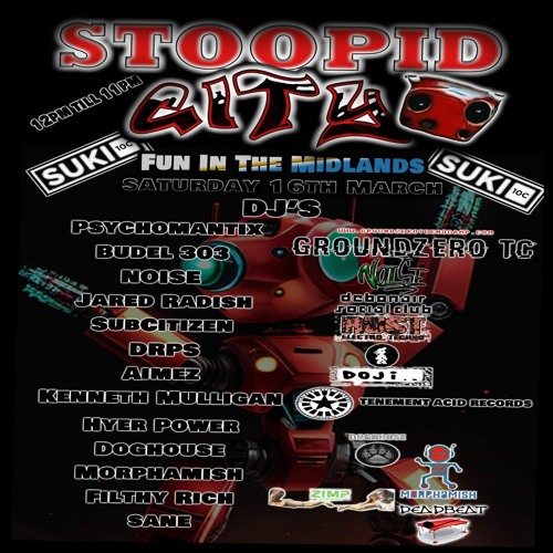 sane - Live Techno Set 2024 ( Stoopid City )